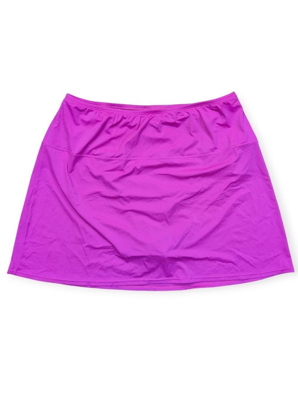 Swimsuits For All Fuschia Pink Swim Skirt Tankini Bottom Size 30